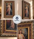 Divine Mercy Artwork in Church Interior